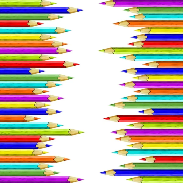 色鉛筆の背景 — ストックベクタ