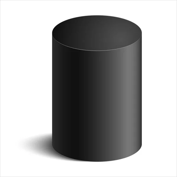 Cylindre avec ombre — Image vectorielle