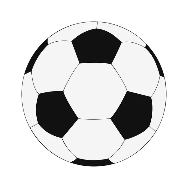 Realistic soccer ball — Stock Vector