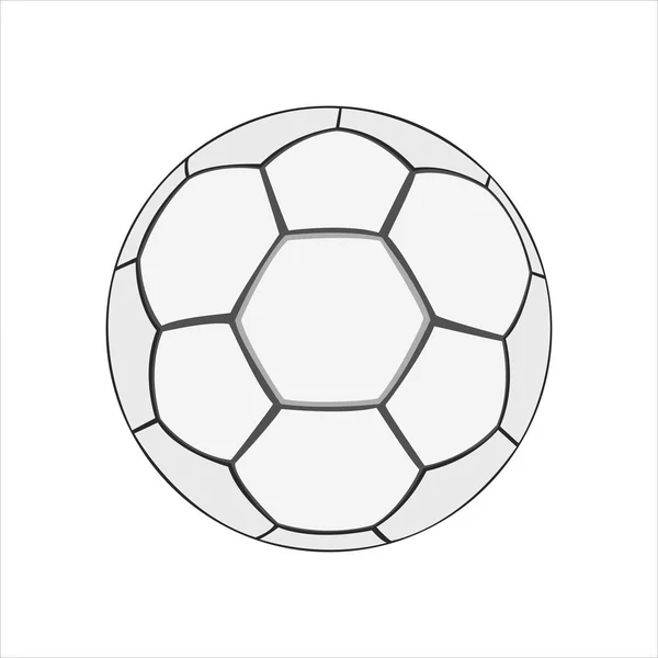 Reális futball-labda — Stock Vector