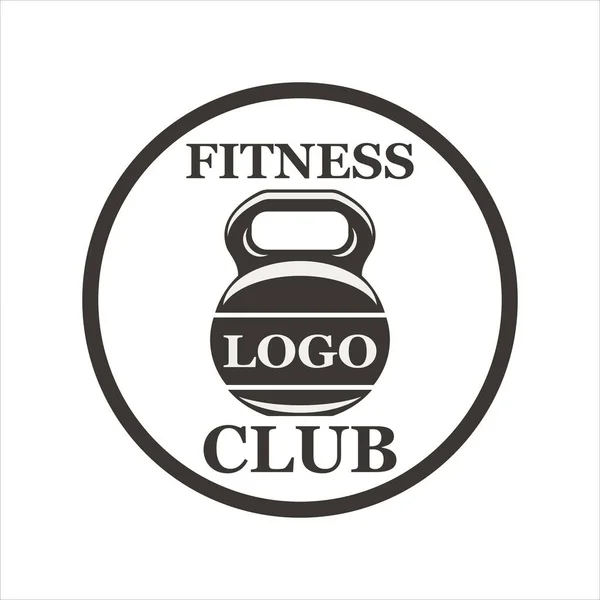 Logo Fitness Club — Vettoriale Stock