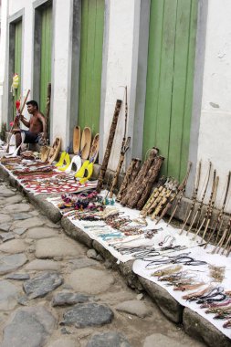 Paraty tarihi binada Rio de Janeiro Brezilya