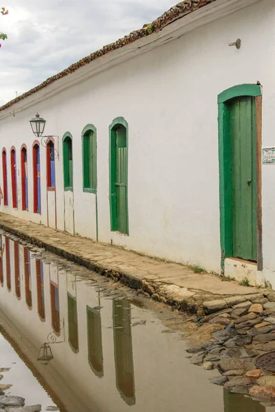 Paraty historycznego budynku w Rio de Janeiro Brazylia — Zdjęcie stockowe