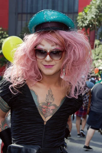 Drag Queen w parada dumy gejowskiej Sao Paulo 21 — Zdjęcie stockowe