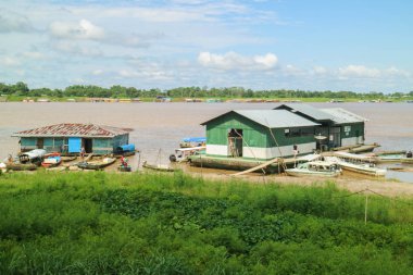 Amazon Nehri Brezilya Tabatinga portu