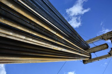 Petrol ve gaz kuyuları delme için borular