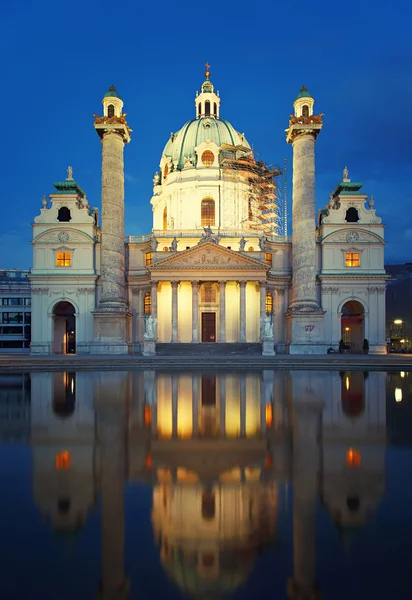 St. Charless kyrkan i Wien — Stockfoto