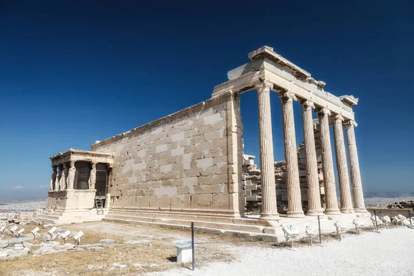 Yunanistan 'ın Atina kentindeki Erechtheum tapınağı — Stok fotoğraf