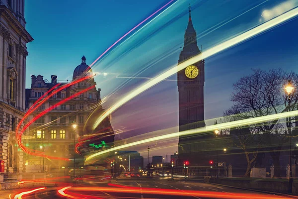 Big Ben en Londres por la noche —  Fotos de Stock