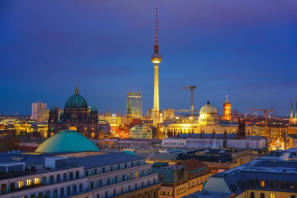 Berlin widok z lotu ptaka, Niemcy — Zdjęcie stockowe