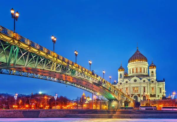 Кафедральний собор Спасителя Христа у Москві — стокове фото