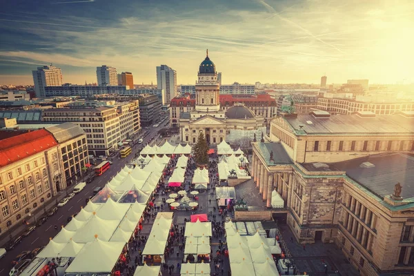 Rynek świąteczny w Berlinie — Zdjęcie stockowe