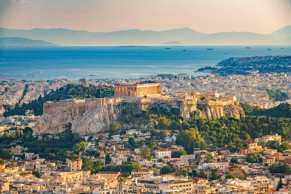 Vista aérea sobre Atenas, Grécia — Fotografia de Stock