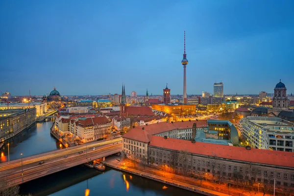 Berlin hava manzarası, Almanya — Stok fotoğraf