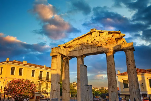 Ruïnes in Romeinse Agora in Athene, Griekenland — Stockfoto