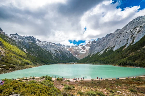 Lato Dla Laguna Esmerada Ushuaia — Zdjęcie stockowe