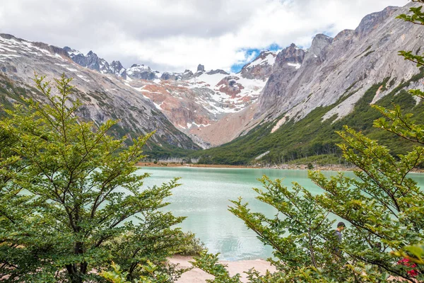 Vista Laguna Esmeralda Ushuaia Patagonia — Foto de Stock