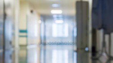 Hastanede, sağlık personeli defocused