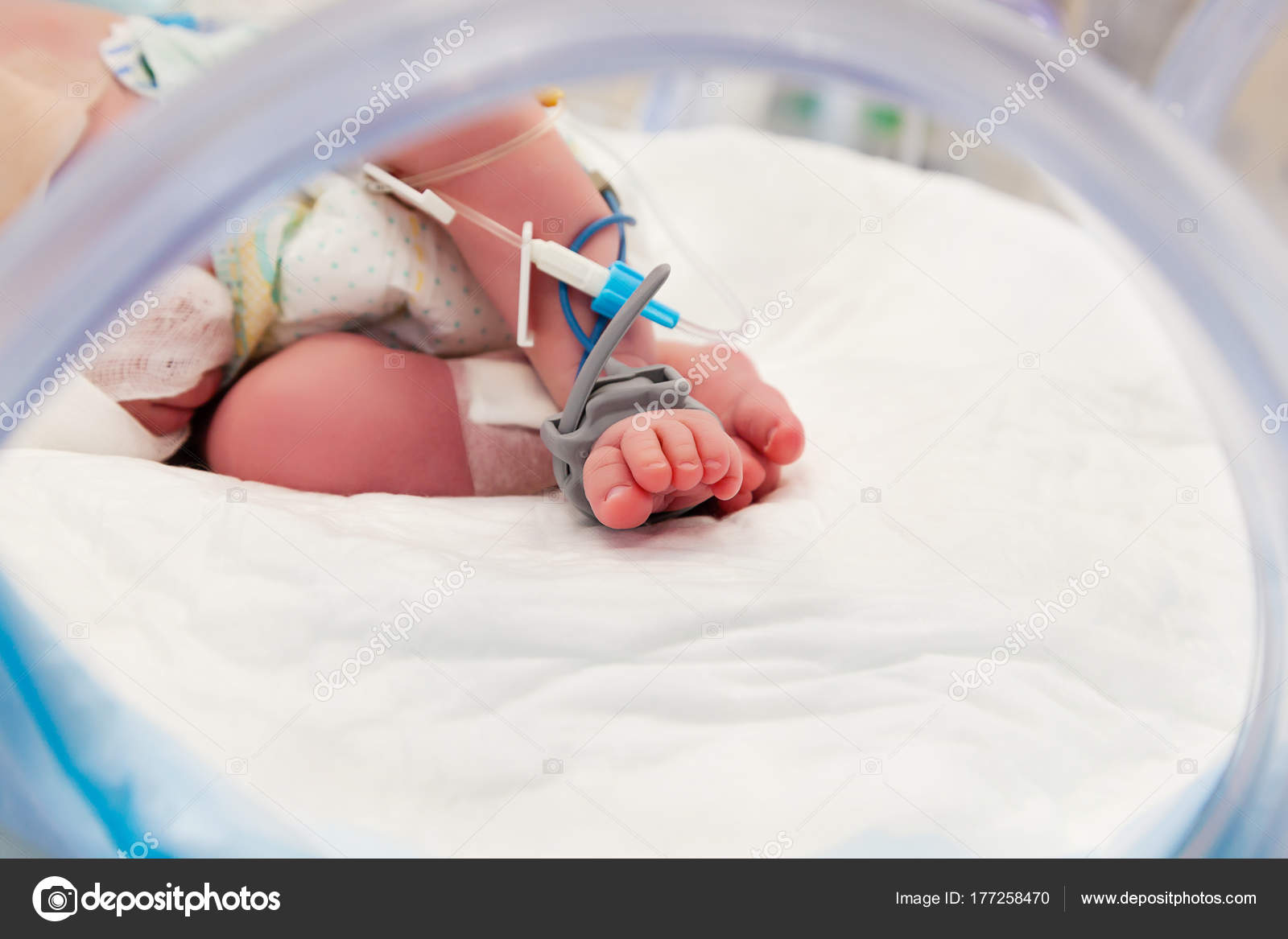 Oxymètre de pouls nouveau-né avec capteur au pied