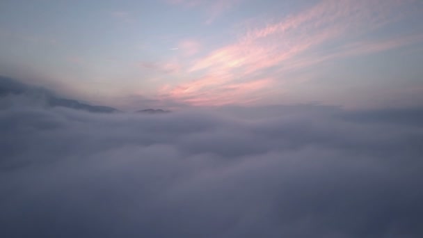 Volo Nel Cielo Delle Nuvole — Video Stock