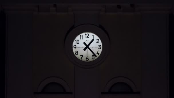 Horloge sur tour Time lapse 