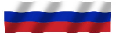 Rusya Federasyonu dalgalanan bayrak