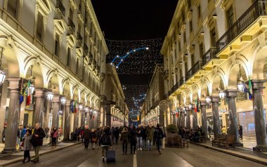 Noel ışıkları Torino, İtalya