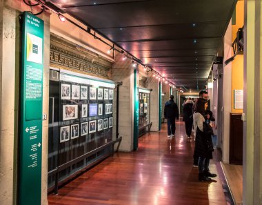 Torino, İtalya Ulusal sinema Müzesi turist ziyaret