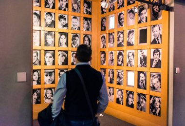 Torino, İtalya Ulusal sinema Müzesi turist ziyaret