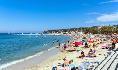 Plage du Ponteil, Antibes, Fransa