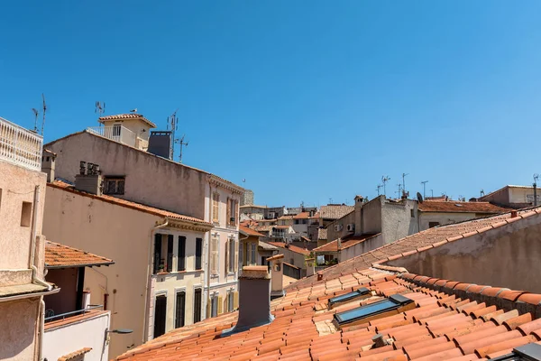 Staré město Antibes pohledy a Panorama — Stock fotografie