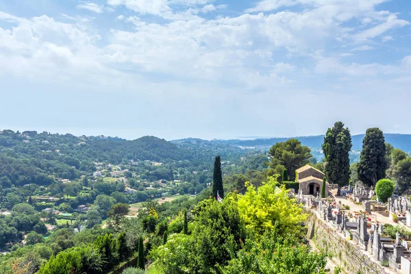 Panoramic view from Saint Paul de Vence, France — Stock Photo, Image