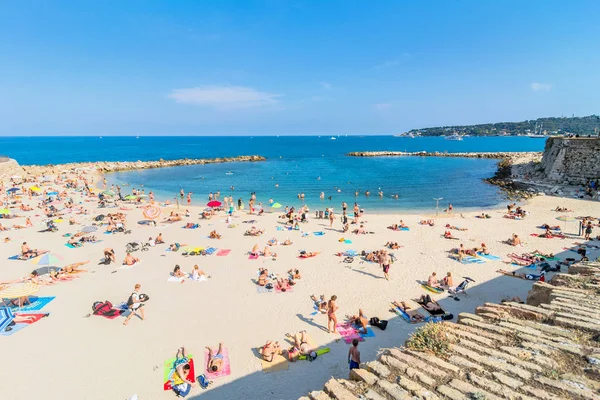 Plage de la Gravette, Antibes, Frankrike — Stockfoto