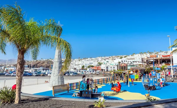 Playground in Puerto del Carmen, Lanzarote, Spain — Stock Photo, Image