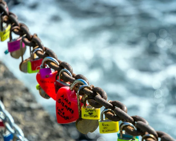 Puerto Del Carmen Spanje December 2016 Detail Van Liefde Sluizen — Stockfoto