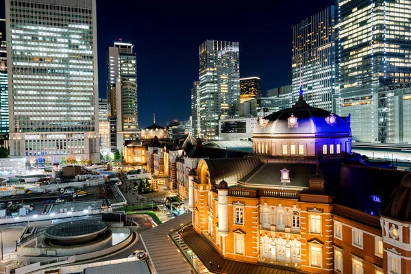 Geschäftskonzept Für Immobilien Und Unternehmensbau Panorama Moderne Stadtsilhouette Vogelperspektive Luftaufnahme — Stockfoto