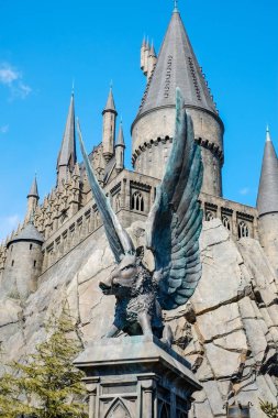 Büyücü dünya, Harry Potter, Ortaçağ Kalesi Universal Studios Japonya (Usj), Osaka, Japonya