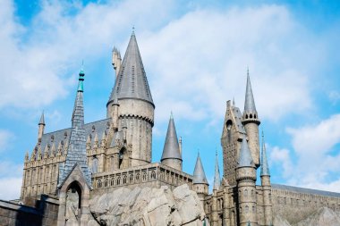 Büyücü dünya, Harry Potter, Ortaçağ Kalesi Universal Studios Japonya (Usj), Osaka, Japonya