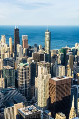 Chicago, Amerika 'da gökyüzü gece görüşü