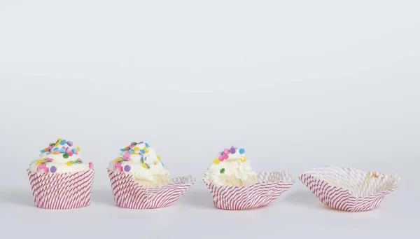 Enni-szakaszában Cupcake Stock Kép