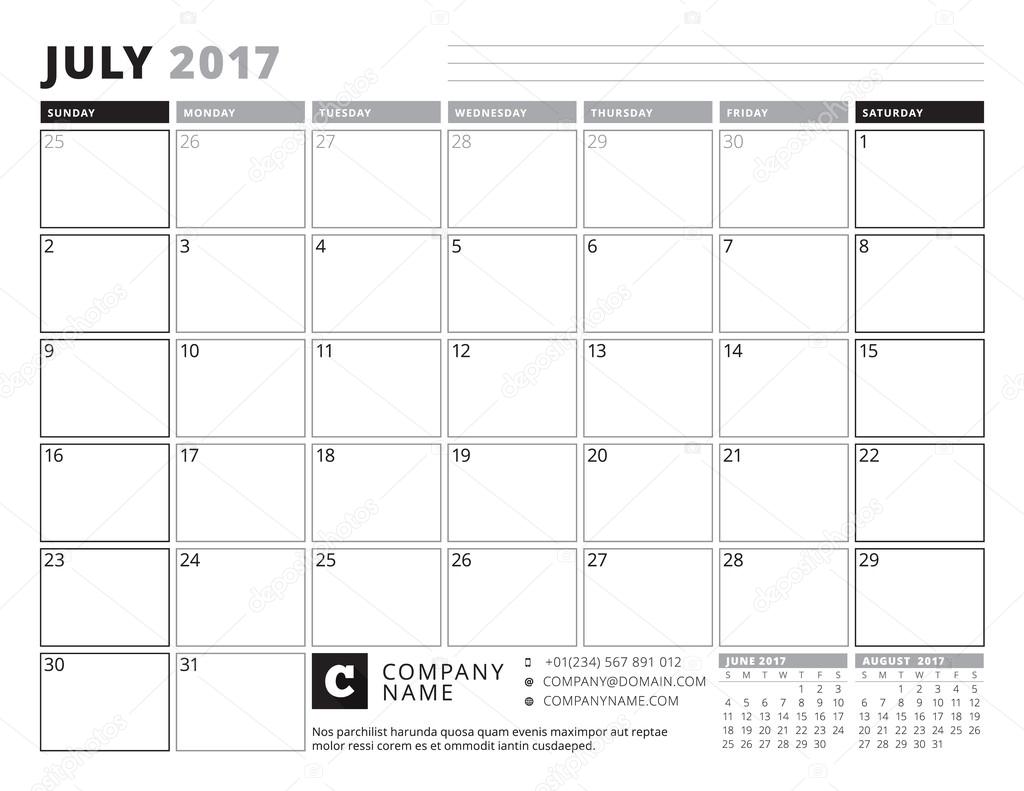 Calendario Julio 2017 para imprimir: ¡Organiza tu mes con estilo! Calendario Julio 2017 para imprimir: ¡Organiza tu mes con estilo!