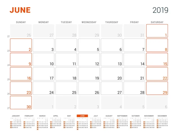 january-2019-calendar-planner-for-2019-year-vector-design-print