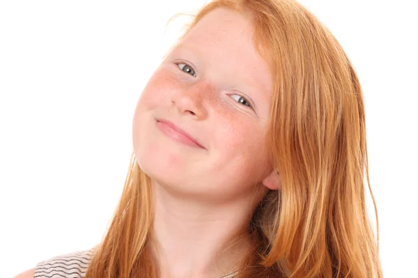 Menina sorridente feliz — Fotografia de Stock