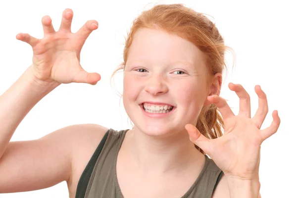 Una ragazza divertente — Foto Stock