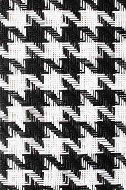 Siyah ve beyaz kareli doku, soyut arkaplan