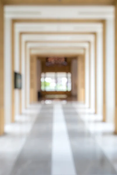 Interno Corridoio sfocatura sfondo — Foto Stock