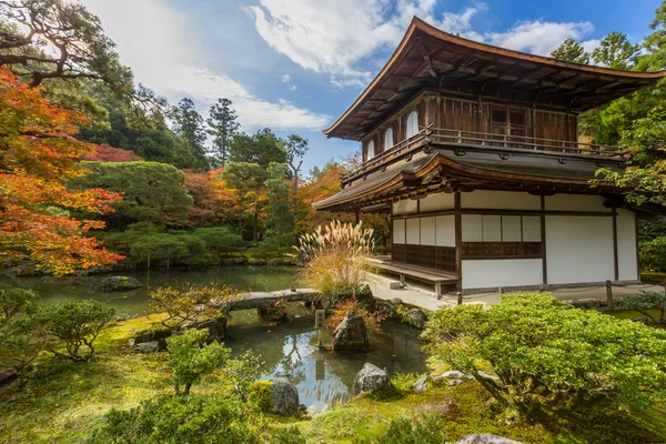 Храм Киото Гинкакудзи — стоковое фото