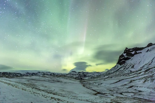 Luces del norte en iceland —  Fotos de Stock
