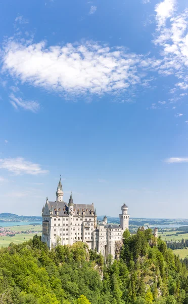 Zamek Neuschwanstein w Niemczech — Zdjęcie stockowe