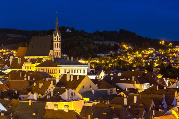 Cesky Krumlov cidade em República Checa — Fotografia de Stock